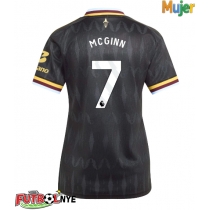 Camiseta Aston Villa John McGinn #7 Visitante Equipación para mujer 2026-27 manga corta